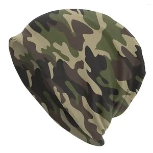 Berets Tarnschädel Schädel Mütze Hüte kühlen Herbst Winter im Freien Unisex -Kappen Erwachsener Frühling warm warmes thermisches elastisches Motorhaube Strickhut