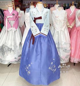 Roupas étnicas Hanbok Coreia Original Importado Bordado à Mão Casamento Bem-vindo