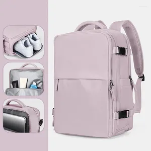 Sırt çantası Kadınlar Seyahat Su Geçirmez Şık Günlük Daybalık Bagaj Feminina Business Sırt Çantaları Dizüstü Bilgisayar Kamp Kabin Uçak Çantası