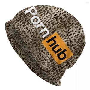 Berets Pornhubs Logo Bonnet Hats Cool Knit Hat For Women Men Winter Warm Skullies Beanies Caps