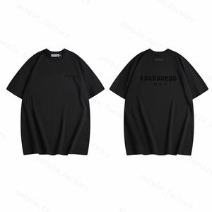 Camiseta essencialsshirt tshirts cor sólida cor solta masculina designers de camiseta camisetas design de moda tops homem tend hip hop roupas shorts roupas de manga tee 97