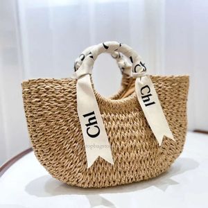 Women Tote Designer Cross Cross Słomka worek mężczyzn Mężczyzny Splotowe wakacyjne torby ręczne wakacyjna torba do uchwytu Bag duża ramię w weekend plażowe 356