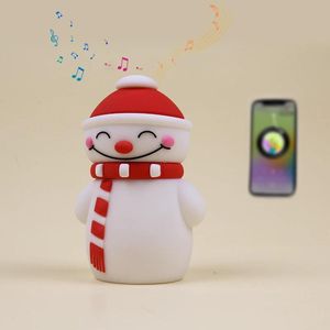 Динамики рождественский стиль Bluetooth -динамик мини -портативный беспроводной динамик Buletooth рождественские детские подарки