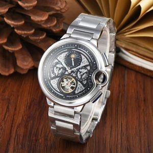 Men Watch Designer Watch High Quality 44mm Automatic Mechanical Submarine Hollow Movement Waterproof Sports Montre Stainless Steel Luxury Watch u1 Top Class Watch