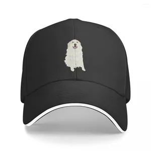 Ball Caps Tan Eared Great Pyrenees Pattern Baseball Cap Horse Hat Western Hats Brand Man For Women's