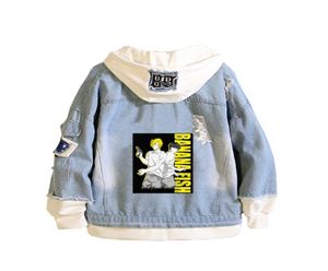 Banana Fish Demin Jacket Anime Jeans Hoodies Ash Lynx Långärmad kvinnor Sweatshirt Harajuku pojkar Streetwear Par Clothes9158638