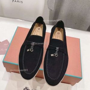 Loro skor designer män kvinnor casual sko loro piano skor svart brun blå röd sommar mocka promenad charms utomhus löpare kvinnor sneaker storlek 36-43bjly