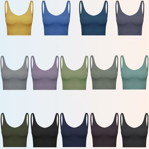 LL Reggiseno fitness da donna più venduto senza anelli in acciaio burro morbido gilet sportivo da donna taglio palestra gilet yoga bellezza schiena antiurto