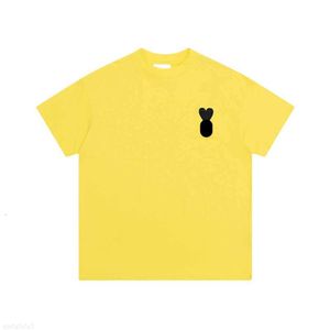 Designer T-Shirt Top Qualität Sommer Neuer Trend Vielseitige Stickerei Pfirsich Herz Lose Rundhals Kurzarm Herren T-Shirt Paar 4QJH