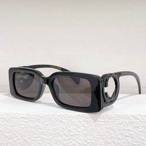 البيع الساخن GG1325U نظارة شمسية 2024 موسم المصمم العلامة التجارية للنساء نساء أسود أسيتات مستطيلة الألياف إطار الشاطئ غير الرسمي