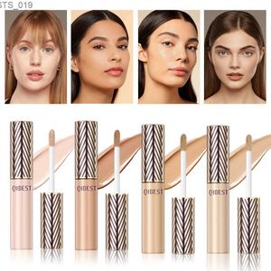 Concealer qibest 7 ml ansikte concealer flytande fundament ansikte makeup primer kosmetiska anti mörka cirklar makeup modifiera korrigerare maquillaje