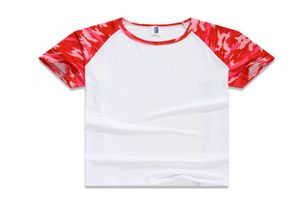 Verão ao ar livre camuflagem vermelho azul camiseta masculina respirável exército tático combate t camisa esporte seco camo acampamento ao ar livre camisetas s3xl5067730