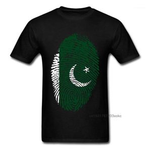 Men039s футболки Флаг Пакистана Топы с отпечатками пальцев Мужская футболка Свободный стиль Футболка Летняя футболка в стиле хип-хоп Уникальная одежда Хлопок TShir1919536