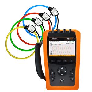 Mi550 Registratore dati portatile da 32 GB Strumenti elettrici Contatore di energia Analizzatore di energia solare con bobina Rogowski