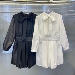 Woman Designer Classic Womens Dress Female Black Simple Fashion Shirt Skirt Long Sleeve Casual Clothing Fashion Sexy Clubwear