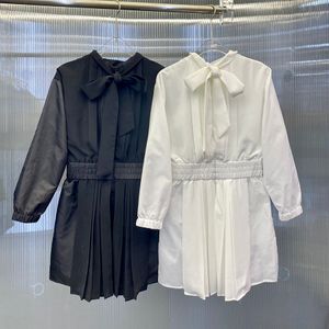 女性デザイナークラシックレディースドレス女性ブラックシンプルなファッションシャツスカート長袖カジュアル服ファッションセクシーなクラブウェア