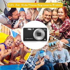 كاميرا فيديو رقمية HD Camera 2.7 بوصة LCD Travel Portable 4K 56MP 56 مليون بكسل مضاد للانتعاش لتصويره و