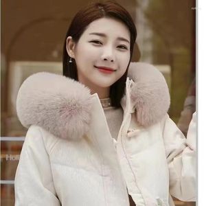 Scarves Fashion Women Faux Fur Collar Shawl Furry For Winter Coat Hood Decor Fake Scarf Parkas