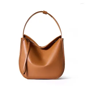 Kvällspåsar eleganta kvinnor äkta läder axelväska stor tote handväska crossbody stor minimalistisk shoppare researbete dating handväska