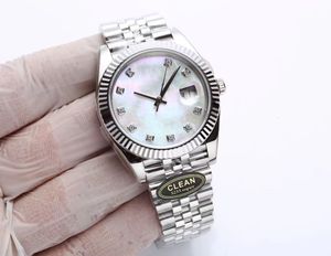 Top Clean Factory Watches Men Watch Automatyczne zegarki mechaniczne Kalendarz w pełni stalowa stalowa diamentowa ramka Wodoodporna Złoto Złote zegarek Montre de lukse box