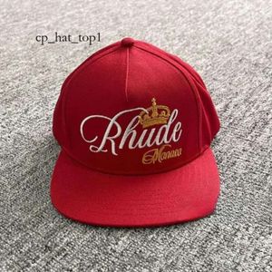 Rhude Hat 2024 Fashion Designer Chapéus Bola Caps Luxo Clássico Rhude Boné de Beisebol Homens RHUDE Racing Cap Lanvin Hat Amarelo Azul Preto Chapéu Ajustável 4654