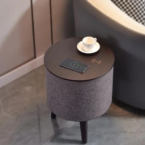 Högtalare 100W hemmabio Small Round Table Lämplig för dator -TV Mobiltelefonhögtalare Hifi Bluetooth -högtalare Trådlös laddningssubwo