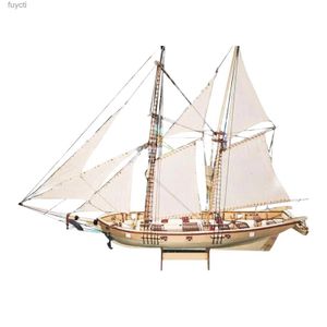 Arti e mestieri Puzzle 3D in legno Kit modello di costruzione artigianale di navi fai da te Kit di costruzione Modello di nave per bambini YQ240119