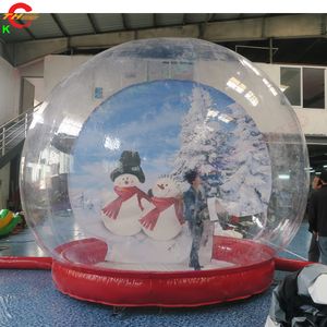 Free Air Ship Outdoor Activities Commercial Inflatable Snow Globe Tent PVC Inflatable Christmas Snow Globes for Decoration