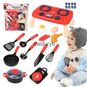 Cucine Gioca con il cibo Gioca a accessori da cucina Set di 14 giocattoli elettrici Fai finta di set da cucina Giocattoli pre-asilo Giocattoli di pentole con suono per Homevaiduryb