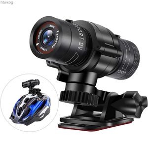 Sports Action Video Cameras Full 1080P HD Action Camera Outdoor Waterproof Bike Motorcycle Helmet Camera Sport DV Video Car DVR F9 Mini Camcorder YQ240129