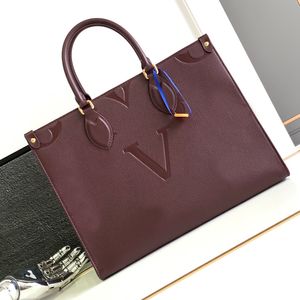 10A Designer Totes On The Go Luxury Shopping Handbags Women Genuine Leather Bags Top Quality 34cm High Imitation Purse