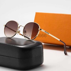 Designer Solglasögon Able Metal Oval Small Frame Solglasögon för män och kvinnor vilda utomhusgata fotografering solglasögon för förare affärsglasögon