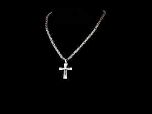 Catholic Crucifix Pedant Necklaces Gold Stainless Steel Necklace Thick Long Neckless Unique Male Men Fashion Jewelry Bible Chain Y5193817