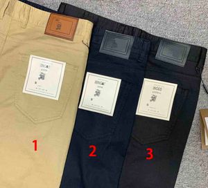 BUU Pantaloni eleganti da uomo di lusso firmati B lettera Pantaloni da lavoro Pantaloni casual Leggings in tinta unita di marca di moda Commercio all'ingrosso nero