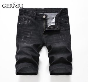 Gersri Men039s Denim Shorts Jeans Good Quality Summer Jeans Men Cotton Solid Straight Straight Male Casuare New Brand2997988