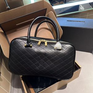 Designer bolsa de ombro das mulheres bolsa de maquiagem de couro de veado diamante treliça sacos de linha mulher embreagem veludo totes sacos desigual bolsas