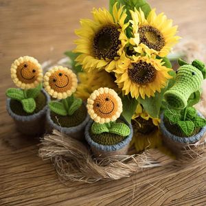 Battaniye Hediye Dekorasyon Po Plass Güzel Sıcak Gülümseme Dokuma Ayçiçeği Pogerya Süslemeleri Saf El Yapımı