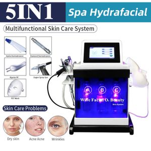 Tragbare Hydro Peel Mikrodermabrasion Hydro Facial HydroFacialDeep Cleaning Rf Face Lift Hautstraffung Spa Beauty Device 012