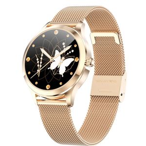 Saatler Xiaomi 2022 Lady Smart Watch IP68 Su Geçirmez Kadınlar İzle Akıllı Saat Kalp Hızı Monitör Android için Bileklik İhP ile İPhone