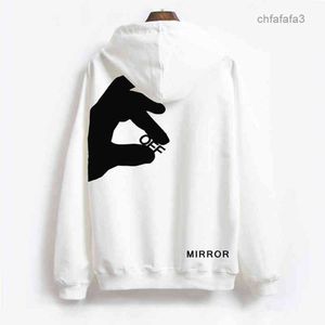 Luxus Designer Herrenmode Hoodies Finger Ow Marke Kapuzenpullover Oversize MX5A