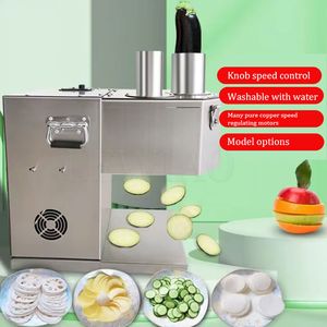 Electric Slicer For Fruits And Vegetables Automatic Food Potato Orange Lemon Apple Cucumber Slicing Machine