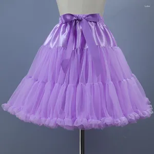 Женская одежда для сна, японская гяру, фиолетовая мягкая вуаль, нижняя юбка без рамки, костюм Лолиты, короткая нижняя юбка с оборками, юбка-пачка, пышная юбка для косплея