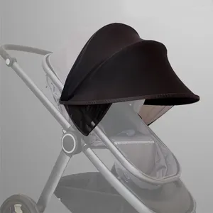Barnvagnsdelar Baby Sun Visor Carriage Skugga Canopy Cover för PRAM -tillbehör Bilstolsbuggy Pushchair Cap Hood
