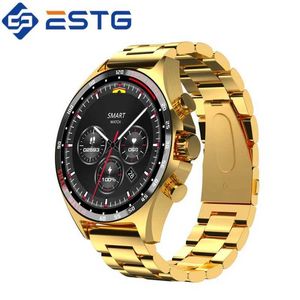 Akıllı Saatler SK27 Business Smart Watch Erkekler 1.58inch Bluetooth Çağrı Pusula NFC 400mAH Büyük Pil Sağlığı İzleme Akıllı Saat