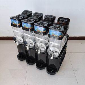 الدبابات المزدوجة متعددة الوظائف Slush Machine الاستخدام التجاري عصير الجليد المتجمد Slushie Machine 220V 110V