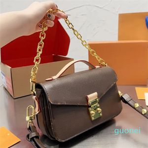 Designer -Women Mini Shoulder Bag Luxury Canvas Flowers Pattern Crossbody Bags Lady Adjustable Strap Messenger Handbag 21/25cm