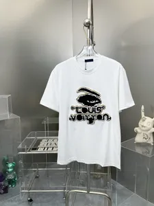 T-shirt polo da uomo T-shirt girocollo Abbigliamento estivo in stile polare ricamato e stampato con puro cotone da strada 37aeU