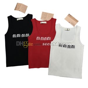 Canottiere estive ad asciugatura rapida da donna con lettere jacquard, collo a U, yoga, top, maglietta sportiva da esterno