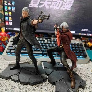 Action Toy Figures Devil Dante May Cry Nero Statue Azione Figura 25 cm-28 cm Punti di raccolta del modello PVC per un amico Action Figure realizzata con regali a mano