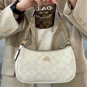 New Teri Womens One One Loster Intranm Bag Glacier White مطلية بسلسلة زهرة قديمة 5478